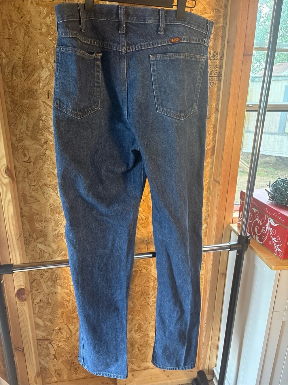 Rustler Classic Men's Blue Denim Jeans 38x34